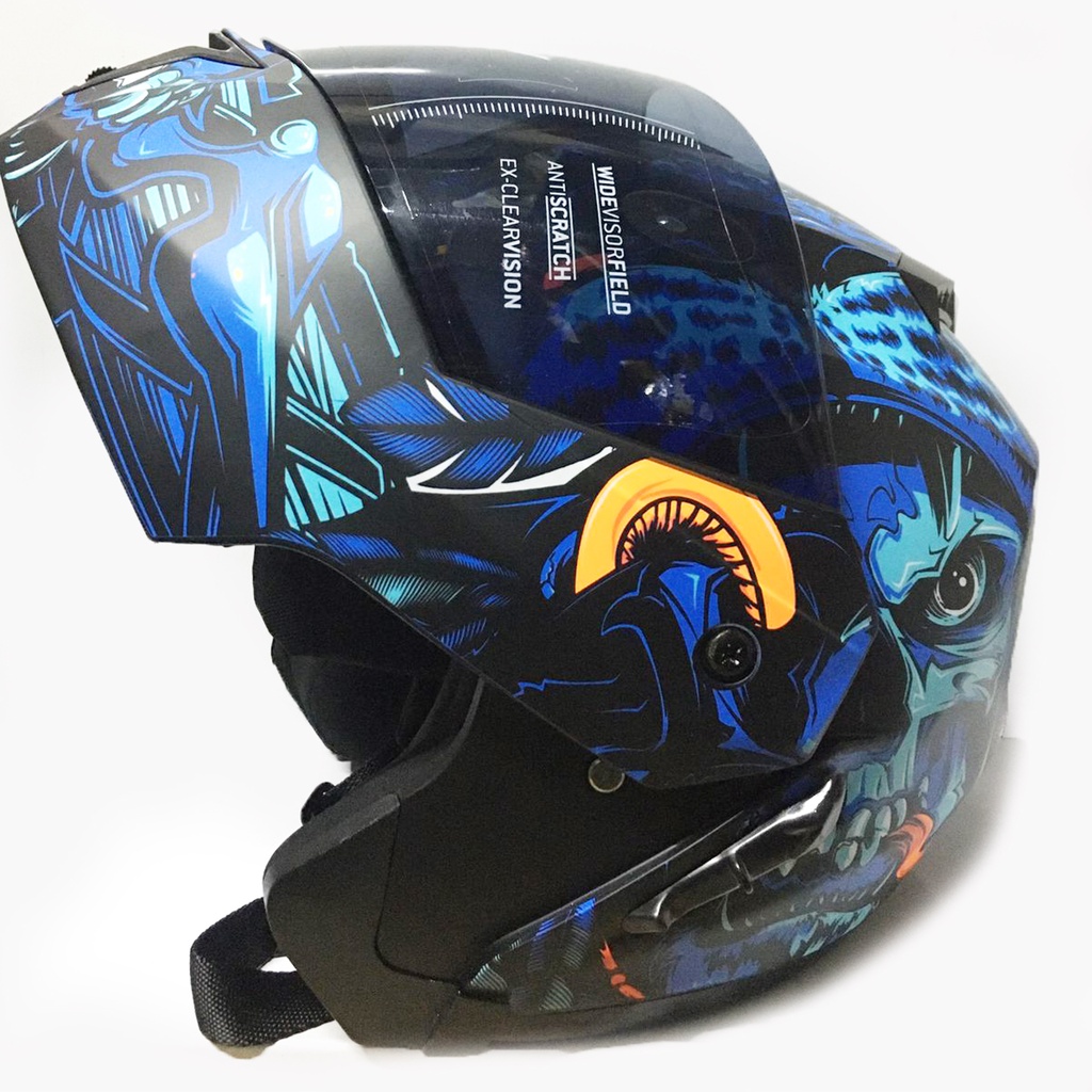 CASCO KOV STEALTH TLATOANI AZUL XL