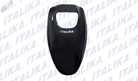 CUBIERTA FRONT SUP NEGRO/AZUL XS125