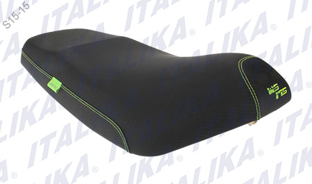 ASIENTO NEGRO COSTURA VERDE WS175