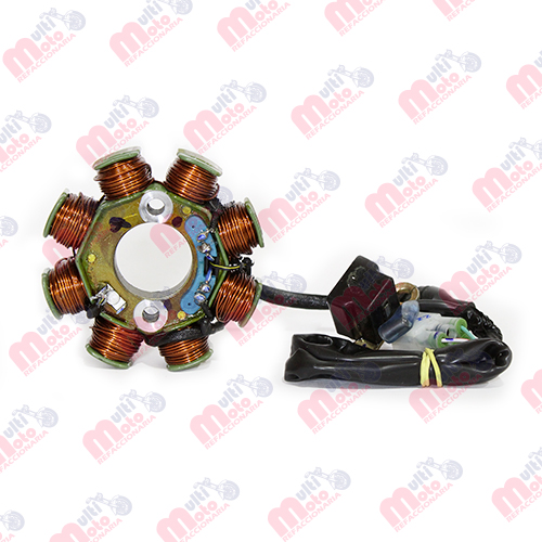 ESTATOR COMPLETO BAJAJ DIS125 disc, DIS125 5G, DIS125 ST, PUL135 LS