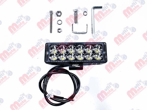 FARO AUXILIAR HYPER LEDS P/MOTOCICLETA IR-A12 12-80V 20W 2000LM