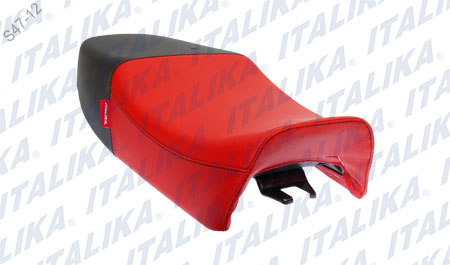 ASIENTO ROJO Y NEGRO SPORT FT125 NEW SPORT