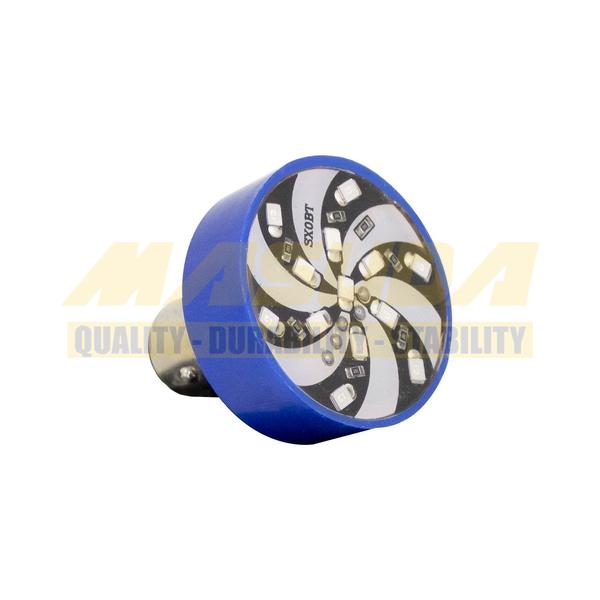 FOCO STOP C/LED'S ROTATIVO 12V LUZ AZUL 