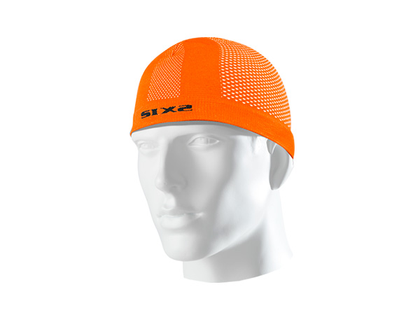 GORRO FIBRA DE CARBON SIX2 NARANJA