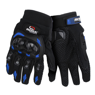 GUANTES RODA C/LIMPIA MICA/TOUCHSCREEN  AZUL TALLA L