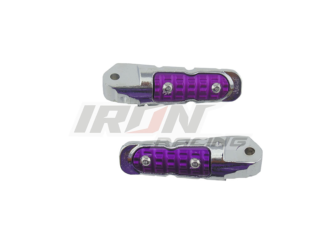 JGO POSAPIE TRASERO ALUMINIO UNIVERSAL MORADO