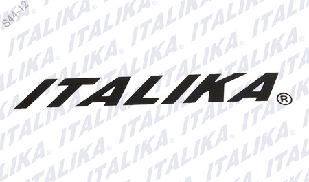 LOGO ITALIKA CUBIERTA LATERAL FT150 GT GRAFITO