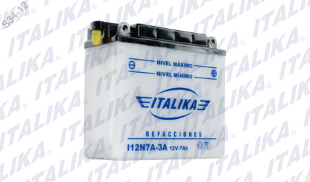 BATERIA ITALIKA 12N7A-3A EX200 FT180 RT180 RT200