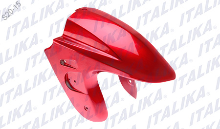 SALPICADERA DEL ROJO METALICO GS150 LED ELITE 2016 