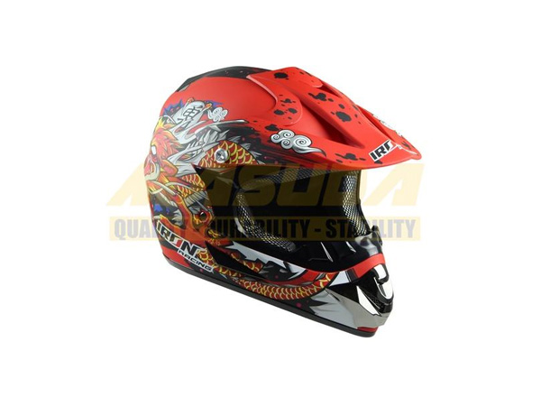 CASCO CROSS IRON RACING IR-850 DOT BEAST ROJO XL