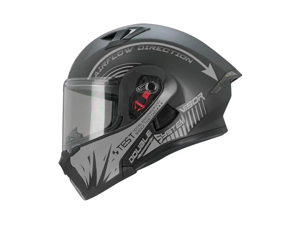 CASCO RODA RUSH GRIS MATE CERTIFIED XL ABATIBLE SVS