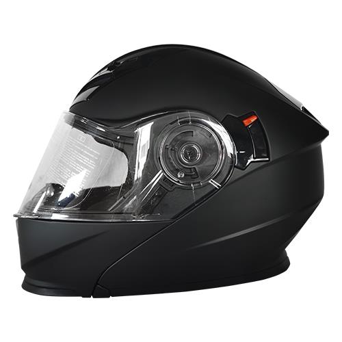 CASCO ABATIBLE R7 RACING EXPERT DOBLE MICA DOT XL NEGRO MATE