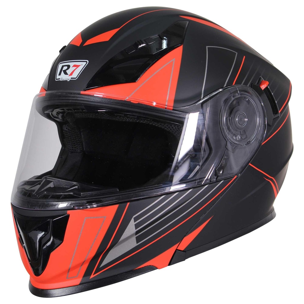 CASCO ABATIBLE R7 RACING EXPERT DOBLE MICA DOT M NGO/NJA/MATE