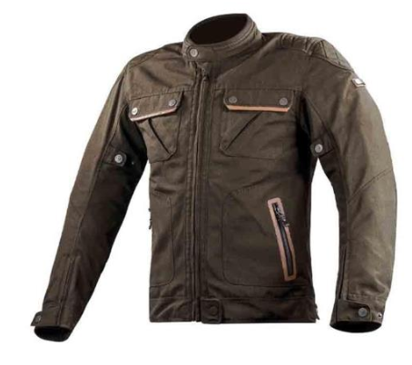 CHAMARRA DEPORTIVA LS2 2XL CAFE BULLET TEXTIL