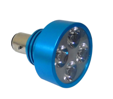 FOCO LED ANODIZADO/AZUL 12W(4X3W)1000LUMEN