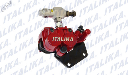 CALIPER DEL ROJO ITALIKA DS150,  DS150 NEGRO