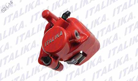 CALIPER ROJO CON LOGO ITALIKA TC200