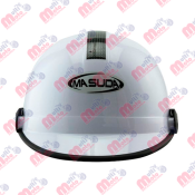 CASCO 1/2 CACHUCHA ABS DE ALTO IMPACTO CALIDAD ISO MSD-300 BLANCO