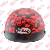 CASCO ABS P/MOTO CHOPER MSD-150 NEGRO MATE