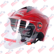 CASCO CACHUCHA ABS ALTO IMPACTO C/MICA MSD-309 ROJO