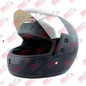 CASCO CERRADO LISO MICA POLARIZADA MSD-106 NEGRO MATE