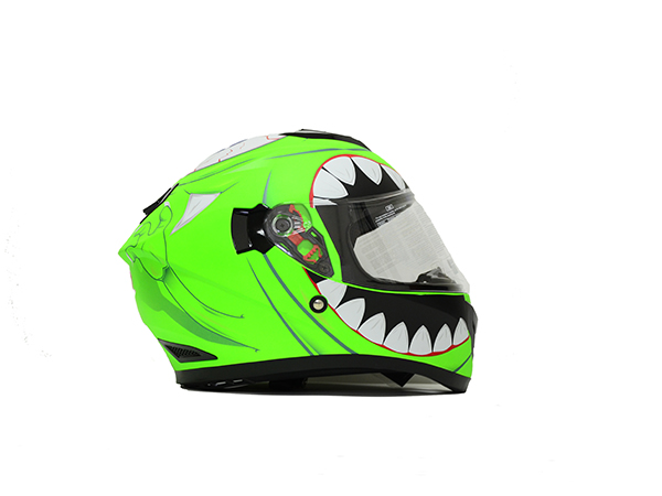 CASCO CERRADO R7 RACING DOMINATE DOT L VDE/NGO/BCO/MATE