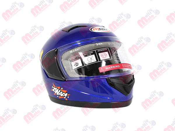 CASCO INFANTIL AZUL