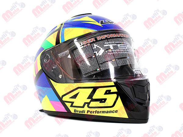 CASCO INTEGRAL FLUORESCENTE