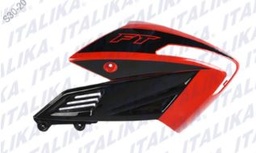 [F13012386] CUBIERTA TANQUE DER ROJO NEGRO FT250 TS